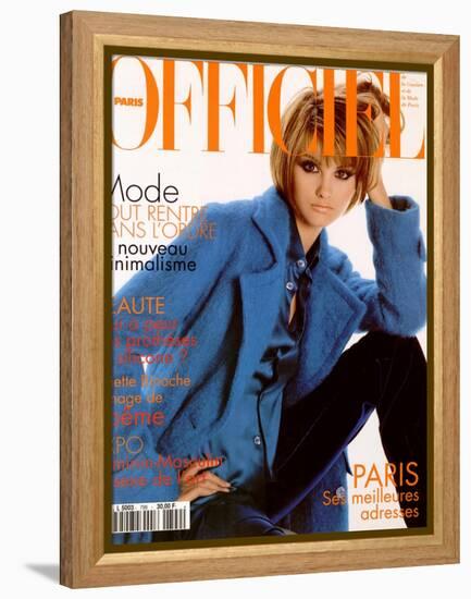 L'Officiel, February 1995 - Shalom-Francesco Scavullo-Framed Stretched Canvas