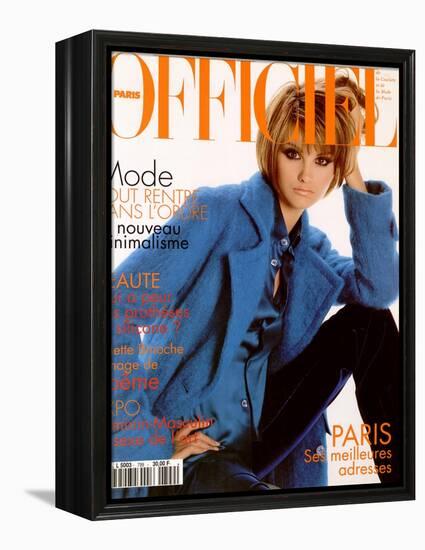 L'Officiel, February 1995 - Shalom-Francesco Scavullo-Framed Stretched Canvas