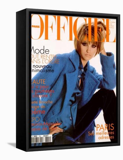 L'Officiel, February 1995 - Shalom-Francesco Scavullo-Framed Stretched Canvas