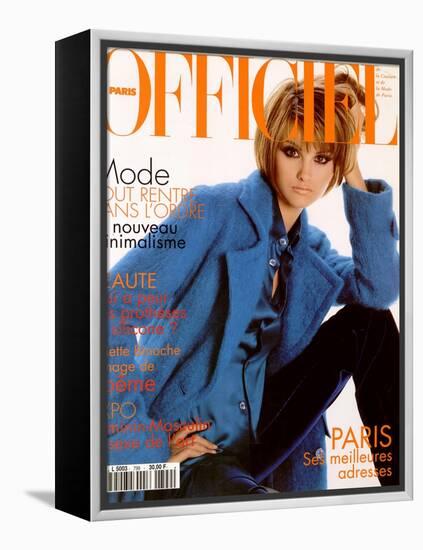 L'Officiel, February 1995 - Shalom-Francesco Scavullo-Framed Stretched Canvas