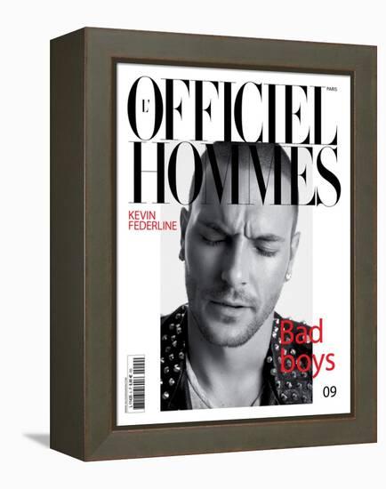 L'Officiel, Hommes August 2007 - Kevin Federline-Milan Vukmirovic-Framed Stretched Canvas