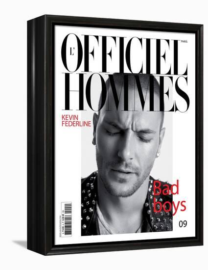 L'Officiel, Hommes August 2007 - Kevin Federline-Milan Vukmirovic-Framed Stretched Canvas