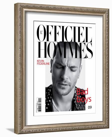 L'Officiel, Hommes August 2007 - Kevin Federline-Milan Vukmirovic-Framed Art Print