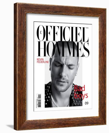 L'Officiel, Hommes August 2007 - Kevin Federline-Milan Vukmirovic-Framed Art Print