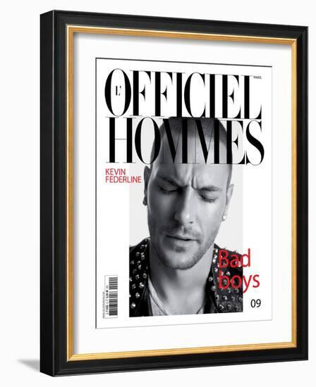 L'Officiel, Hommes August 2007 - Kevin Federline-Milan Vukmirovic-Framed Art Print