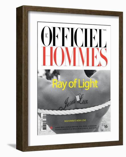 L'Officiel, Hommes June 2009 - Jesus Luz-Milan Vukmirovic-Framed Art Print