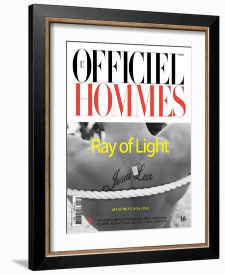 L'Officiel, Hommes June 2009 - Jesus Luz-Milan Vukmirovic-Framed Art Print