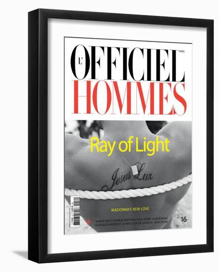 L'Officiel, Hommes June 2009 - Jesus Luz-Milan Vukmirovic-Framed Art Print