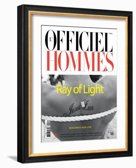 L'Officiel, Hommes June 2009 - Jesus Luz-Milan Vukmirovic-Framed Art Print