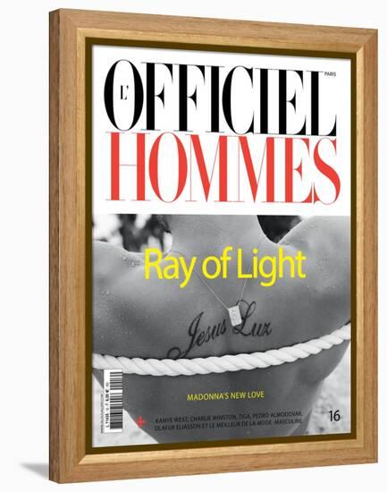 L'Officiel, Hommes June 2009 - Jesus Luz-Milan Vukmirovic-Framed Stretched Canvas