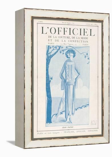 L'Officiel, January 15 1922 - Robe de Molyneux-Delphi-Framed Stretched Canvas