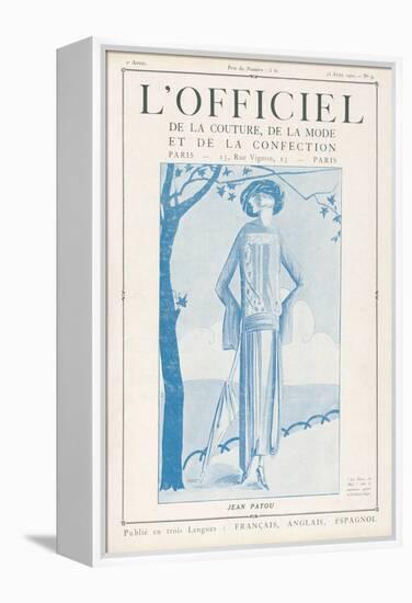 L'Officiel, January 15 1922 - Robe de Molyneux-Delphi-Framed Stretched Canvas