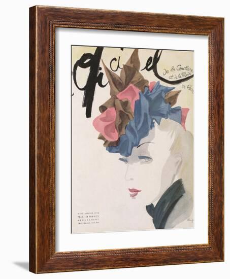 L'Officiel, January 1942-Lbenigni-Framed Art Print