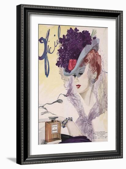 L'Officiel, January 1943 - Jules Blanchard-Lbenigni-Framed Premium Giclee Print