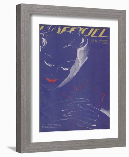 L'Officiel, January-February 1945-Lbenigni-Framed Art Print