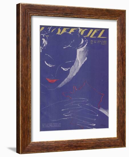 L'Officiel, January-February 1945-Lbenigni-Framed Art Print