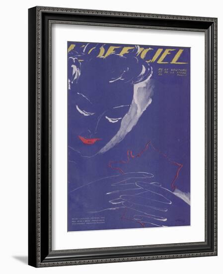 L'Officiel, January-February 1945-Lbenigni-Framed Art Print