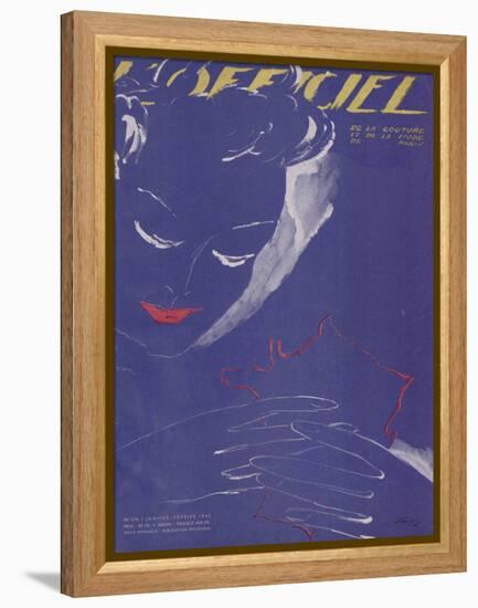 L'Officiel, January-February 1945-Lbenigni-Framed Stretched Canvas