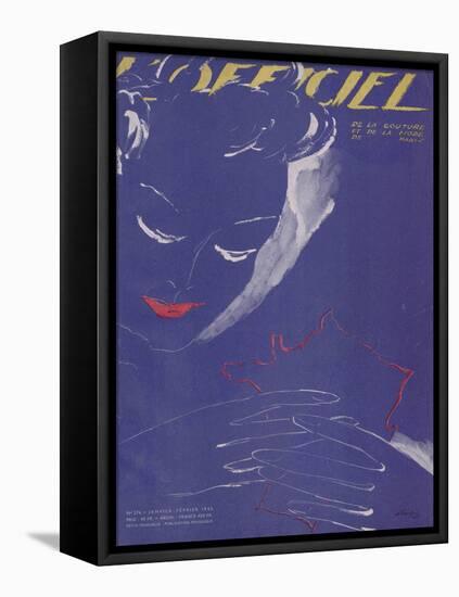 L'Officiel, January-February 1945-Lbenigni-Framed Stretched Canvas