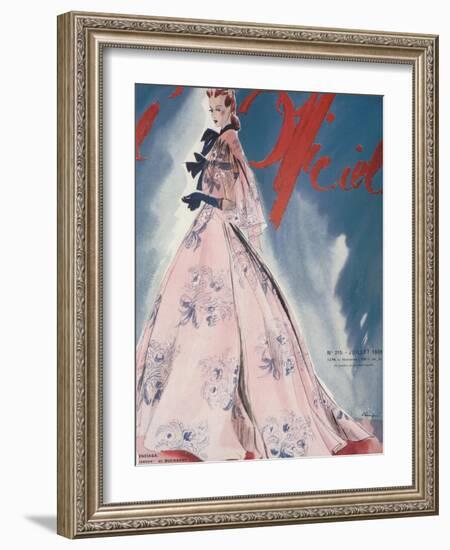 L'Officiel, July 1939 - Balenciaga-Lbenigni-Framed Art Print