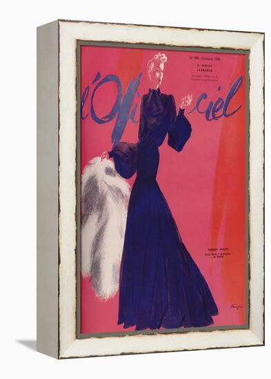 L'Officiel, June 1938 - Madeleine Vionn-Lbenigni-Framed Stretched Canvas