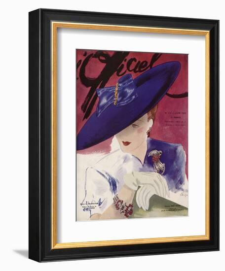 L'Officiel, June 1939 - Rose Valois-Lbenigni-Framed Premium Giclee Print