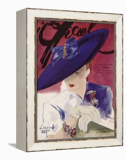 L'Officiel, June 1939 - Rose Valois-Lbenigni-Framed Stretched Canvas