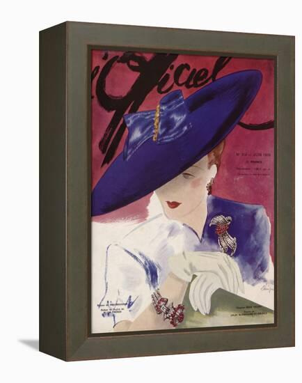 L'Officiel, June 1939 - Rose Valois-Lbenigni-Framed Stretched Canvas