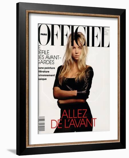 L'Officiel, June 1990-Walter Chin-Framed Art Print