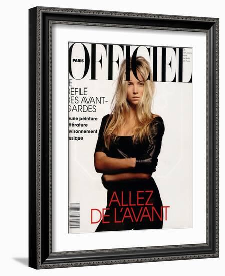 L'Officiel, June 1990-Walter Chin-Framed Art Print