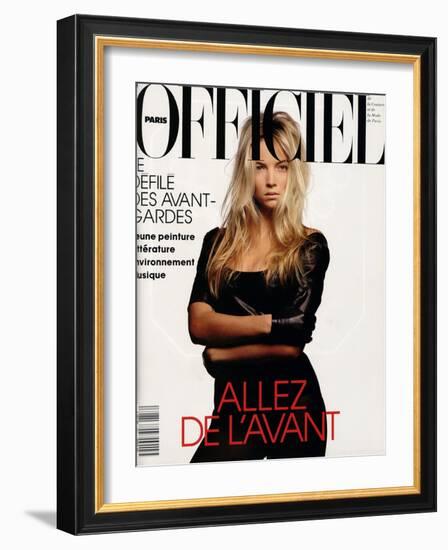 L'Officiel, June 1990-Walter Chin-Framed Art Print