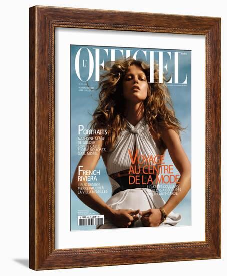 L'Officiel, June-July 2007 - Masha-Elina Kechicheva-Framed Art Print