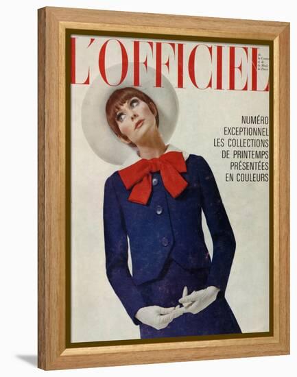 L'Officiel, March 1966-Guégan-Framed Stretched Canvas