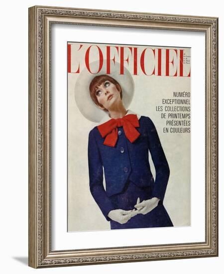 L'Officiel, March 1966-Guégan-Framed Art Print