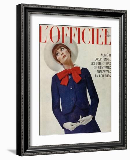 L'Officiel, March 1966-Guégan-Framed Art Print