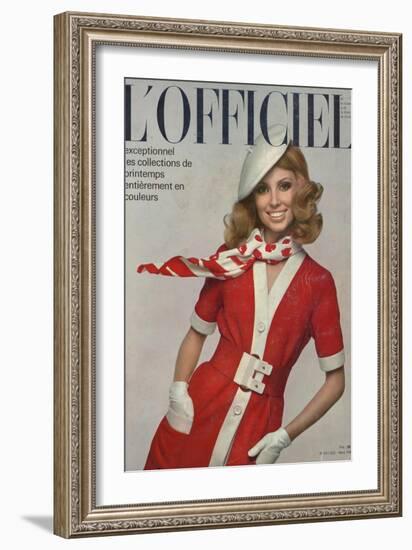 L'Officiel, March 1968-Guégan-Framed Art Print