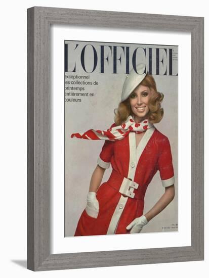 L'Officiel, March 1968-Guégan-Framed Art Print