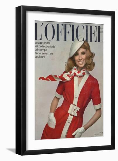 L'Officiel, March 1968-Guégan-Framed Art Print