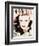 L'Officiel, March 1990 - Nathalie Bachmann-David Wooley-Framed Premium Giclee Print