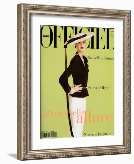 L'Officiel, March 1995 - Phoebe-William Laxton-Framed Art Print