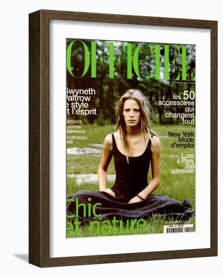 L'Officiel, March 1998-Thomas Schenk-Framed Art Print