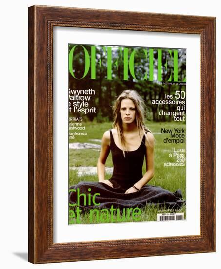 L'Officiel, March 1998-Thomas Schenk-Framed Art Print