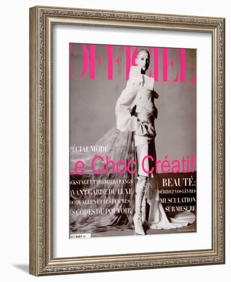 L'Officiel, March 2000 - Nina-Christophe Kutner-Framed Art Print