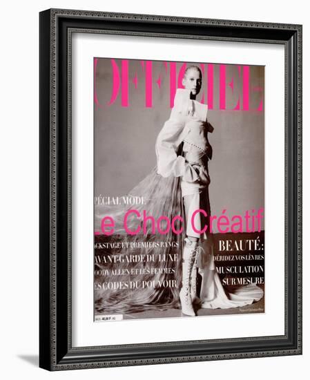 L'Officiel, March 2000 - Nina-Christophe Kutner-Framed Art Print