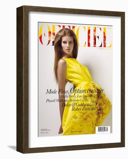 L'Officiel, March 2008 - Sona-Jon Compson-Framed Art Print