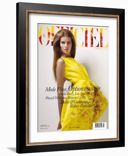 L'Officiel, March 2008 - Sona-Jon Compson-Framed Art Print