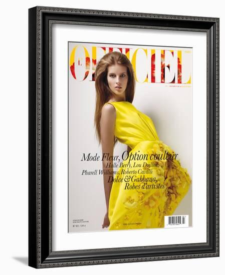 L'Officiel, March 2008 - Sona-Jon Compson-Framed Art Print