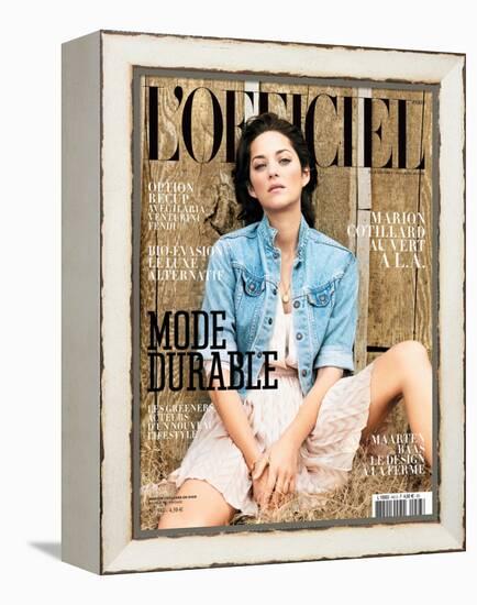 L'Officiel, March 2010 - Marion Cotillard Porte une Robe en Soie, Dior-Koto Bolofo-Framed Stretched Canvas