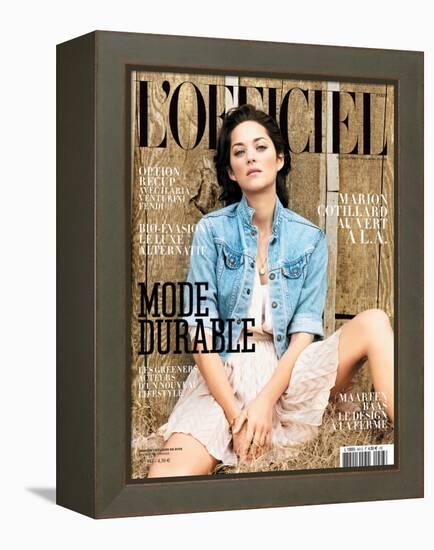 L'Officiel, March 2010 - Marion Cotillard Porte une Robe en Soie, Dior-Koto Bolofo-Framed Stretched Canvas