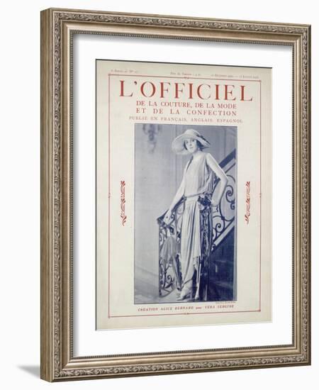 L'Officiel, May 15 1922 - Martial et Armand-Talma-Framed Art Print